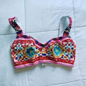 Dolce & Gabana Patterned Boustier